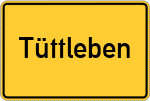 Place name sign Tüttleben