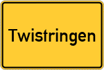 Place name sign Twistringen