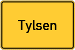 Place name sign Tylsen