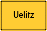 Place name sign Uelitz