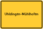 Place name sign Uhldingen-Mühlhofen