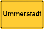 Place name sign Ummerstadt
