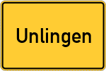 Place name sign Unlingen