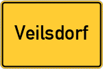 Place name sign Veilsdorf