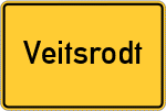 Place name sign Veitsrodt