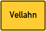 Place name sign Vellahn