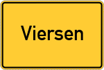 Place name sign Viersen
