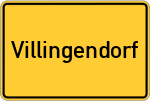 Place name sign Villingendorf