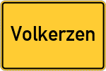 Place name sign Volkerzen