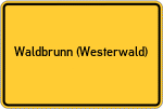 Place name sign Waldbrunn (Westerwald)