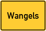 Place name sign Wangels
