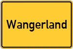 Place name sign Wangerland