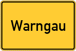 Place name sign Warngau