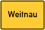 Place name sign Weitnau