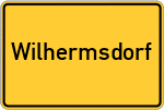 Place name sign Wilhermsdorf