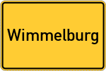 Place name sign Wimmelburg