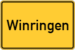 Place name sign Winringen