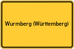 Place name sign Wurmberg (Württemberg)