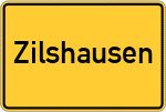 Place name sign Zilshausen