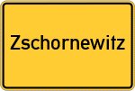 Place name sign Zschornewitz