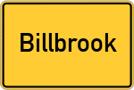 Place name sign Billbrook