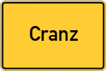 Place name sign Cranz