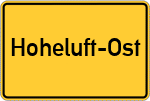 Place name sign Hoheluft-Ost