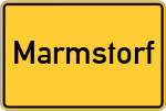 Place name sign Marmstorf