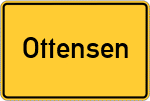 Place name sign Ottensen