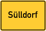 Place name sign Sülldorf