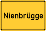Place name sign Nienbrügge