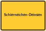 Place name sign Schierneichen-Deinsen