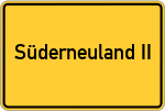 Place name sign Süderneuland II