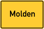 Place name sign Molden