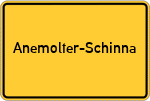 Place name sign Anemolter-Schinna