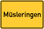 Place name sign Müsleringen