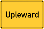 Place name sign Upleward