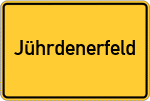 Place name sign Jührdenerfeld
