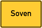Place name sign Soven