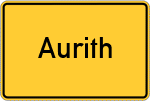 Place name sign Aurith