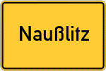 Place name sign Naußlitz