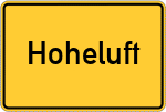 Place name sign Hoheluft