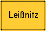 Place name sign Leißnitz