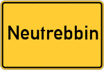 Place name sign Neutrebbin