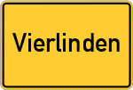 Place name sign Vierlinden