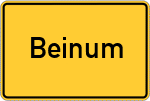 Place name sign Beinum