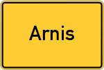 Place name sign Arnis