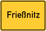 Place name sign Frießnitz