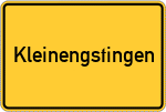 Place name sign Kleinengstingen
