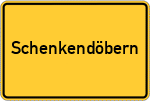 Place name sign Schenkendöbern